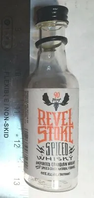 Revel Stoke Spiced Whisky Miniature Plastic Bottle Empty. • $4.99