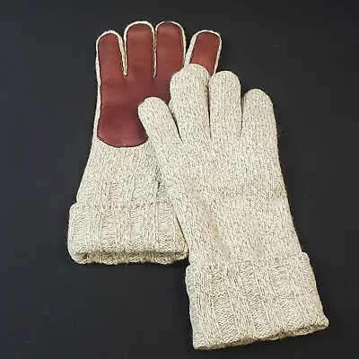 L.L. Bean Mens Wool & Deerskin Gloves Thinsulate Soft Lining Size XL • $52