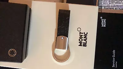 £44.32 • Buy MADE IN GERMANY Ontblanc Leather & S.Steel Black Leather  Key Holder UNWORN