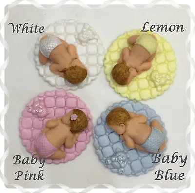Handmade Baby Boy Baby Girl Cake Topper Plaque Baby Shower Gender Reveal • £6