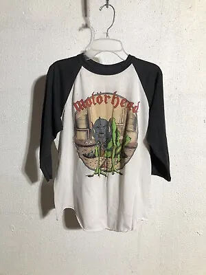 Vintage 1984-85 Motorhead No Remorse Tour 3/4 Sleeve Raglan T Shirt XL Metallica • $949.99