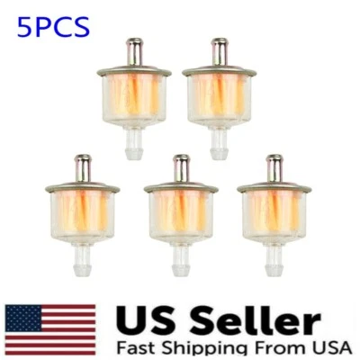 5pc 5/16  Fuel Filters Industrial Motorcycle Universal RV's Inline Fuel LineUS • $8.45