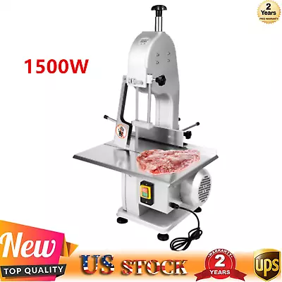 Commercial Electric Meat Bone Saw Machine Frozen Meat Cutting Band Cutter 1500W • $381.90