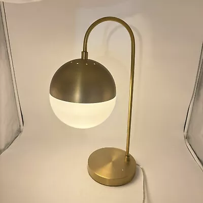 Vintage Brass Contemporary Mid Century Modern Table Desk Lamp Rare 23” • $75