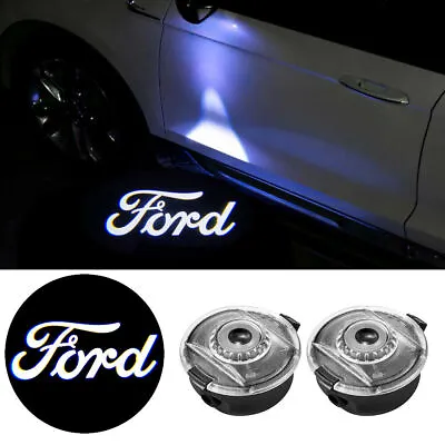 2X Side View Mirror Puddle Shadow LED Welcome Lights For Ford Explorer F150 Edge • $32.95