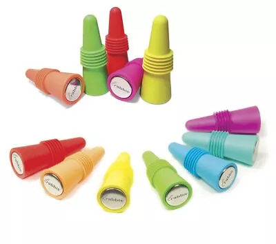 Metrokane 6119 Rabbit Wine Bottle Stoppers 2-Pack In Multi-Color (Colors Selecte • $13.24