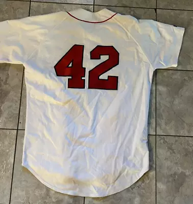 Vintage Majestic Authentic Mlb Boston Red Sox  Baseball Jersey Size 44 • $39