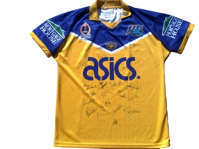 $289 • Buy SIGNED 2002 Parramatta EELS Classic NRL Rugby League Jersey 