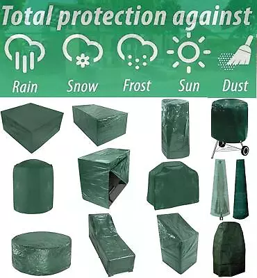 £8.95 • Buy Garden Patio Furniture Cover Outdoor For Table Chair Bench Hammock BBQ Chiminea