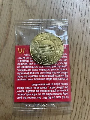 Mcdonalds 50th Anniversary Big Mac Coin 1998-2008 NEW SEALED • $12.99