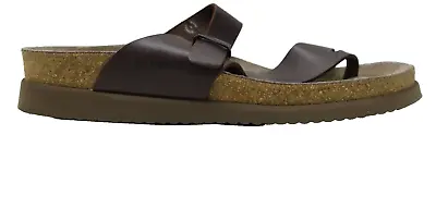 Mephisto Womens Helen Brown Leather Dark Slide Thong Sandals Size US 11 M EU 41 • $103.35