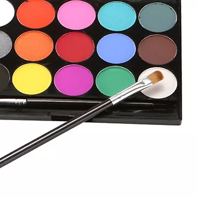 15 Color Non Toxic Face Body Paint Make Up Palette Kit Water Based Oil Painting • £5.89