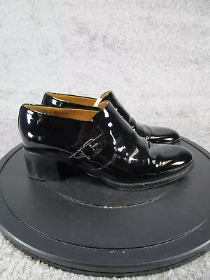 Veronique Branquinho Booties Womens Size 39.5 Eu 9 Us Black Patent Leather Slip • $44.99