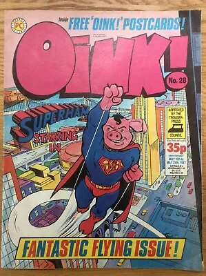 Oink #28 16/5/87 Fantastic Flying Issue IPC UK Comic • £4.99
