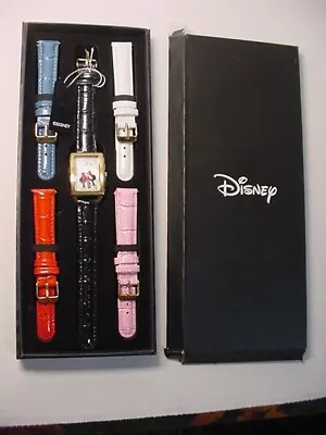 NEW/UNWORN Disney Accutime MINNIE MOUSE Watch With 5-Interchangeable Bands W/Box • $29.99