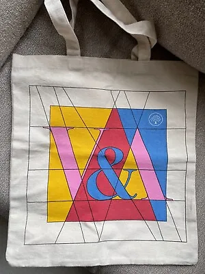 V&A Membership Mulberry Canvas Tote Bag - NEW & Unused • £19.95