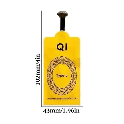 Type C Qi High Power 2A 2000mA 5V Fast Wireless Charger Adapter Receiver • $22.90