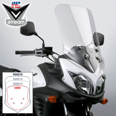 $197.96 • Buy National Cycle VStream Windshield, 25.8in./Clear N20216 SUZUKI V-STROM 650 13