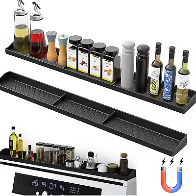 30 Kitchen Stove Top Magnetic Over The Stove Shelf Organizer Silicone Spice Rack • $21.48