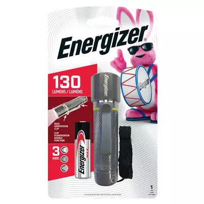 Energizer 130 Lm Gray LED Flashlight AA Battery ENPMHH11E • $19.95