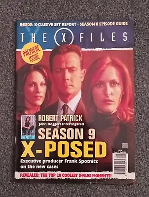 The X-Files 2002 Magazine Issue #1 (Double Sided Annabeth Gish Poster) Gr8t Cond • £0.99