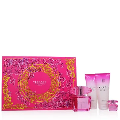 Bright Crystal Absolu By Versace For Women - 4 Pc Gift Set Brand New • $80.99