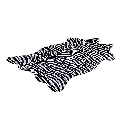 Soft Faux Animal Rug Non- Mat Carpet Zebra • $42.96
