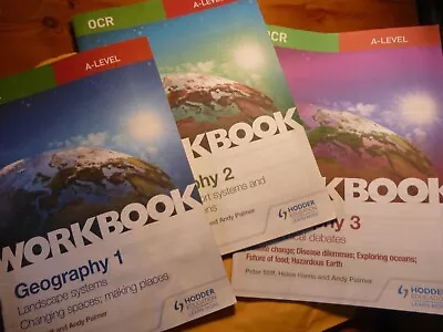 OCR A-Level Geography Workbooks • £7.50