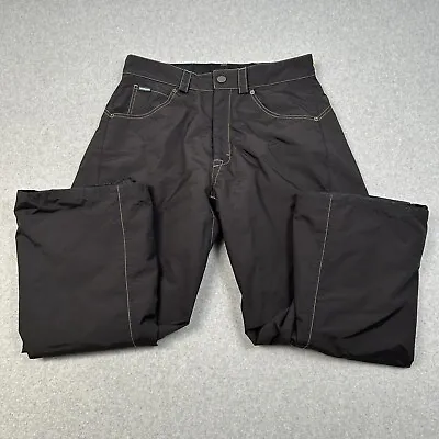 Volcom Snowboard Pants Mens M Black Nylon Snowboard Ski Outdoors Sport • $49.99