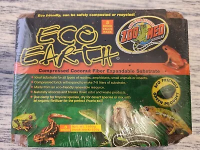 Zoo Med Coconut Fiber Substrate 3 Bricks • $5.58