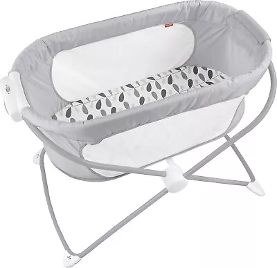 Fisher-Price Soothing View Bassinet Portable Bedside Baby Crib Brand New • $59.99