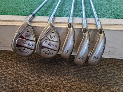 $129 • Buy Callaway: Diablo Edge HYBRID/IRON Set (4,5 Hyb/7-9 Iron) - LADIES Graphite-3156