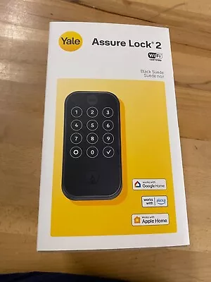 Yale-Assure Lock 2- Touch Screen- WIFI- Black Suede-YRD420-WF1-BSP • $150