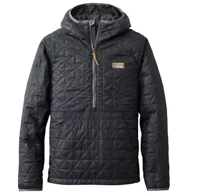 LL Bean Mens Katahdin Insulated Pullover Half Zip Primaloft Quilted Hooded XL • $49