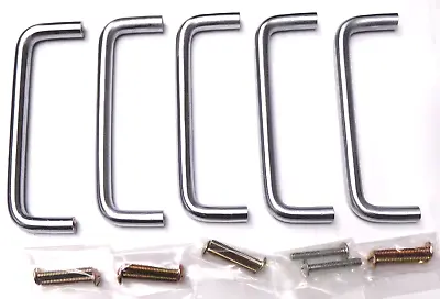 $6.25 • Buy Belwith Cabinet Hardware 4  Satin Chrome Handle Pull PW355-26D 5pcs