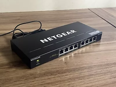 NETGEAR GS308P 8-Port Gigabit Ethernet Unmanaged Switch With 4-Ports PoE - WORKS • $38.05