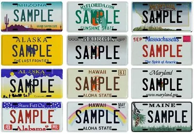 $19.90 • Buy Custom Personalized Vanity Metal License Plate - Your Name Your State