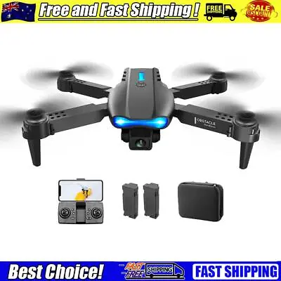 $40.91 • Buy Aeroplane USB Charging FPV Drones For Boys Girls (Black 2Battery 2 Camera)