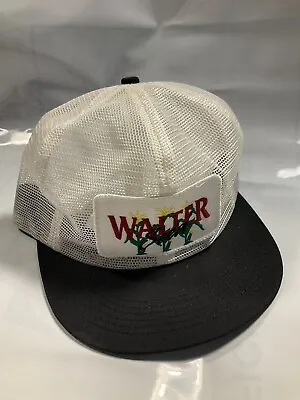 Vintage K Products Patch Hat Snapback Trucker Hat USA Walter Mesh 80s 90s • $24.99