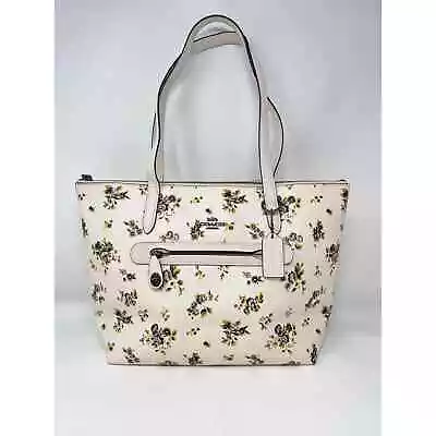 Coach Taylor Prairie Floral Print Leather Tote  • $90