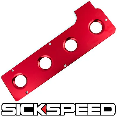 Red Plated Aluminum Spark Plug Valve Cover For Mitsubishi Eclipse 4g63  • $39.88