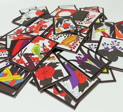 Hanafuda Traditional Japanese Playing Cards (with Playing Manual) Free Shipping • $12.80