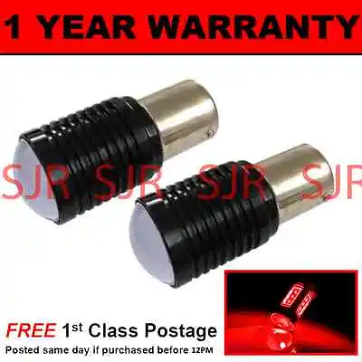 207 1156 BA15s 382 CANBUS ERROR FREE RED CREE LED SIDELIGHT BULBS X2 SL202601 • $14.67