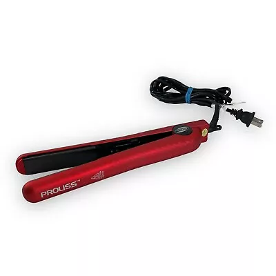 Proliss Spectrum Pro Hair Straightener Red Flat Iron Diamond 1  • $49.97