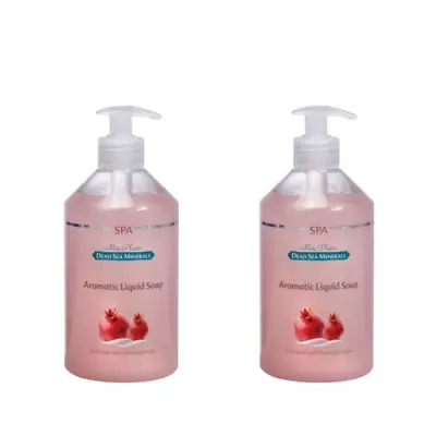 X2 Mon Platin DSM Dead Sea Minerals Multi-purpose Liquid Soap Pomegranate 500ml • $43.99