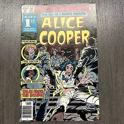 Marvel Premiere 50 *high Grade* 1st Appearance Alice Cooper Rock&roll 1979 • $9.99