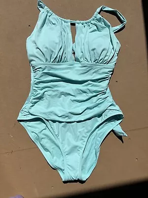 La Blanca Teal One Piece Swimsuit- Size 14 • $45