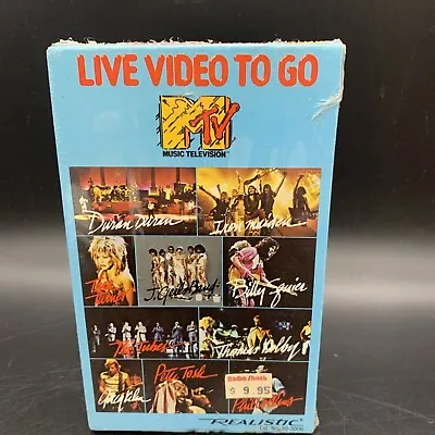 MTV LIVE Video To Go Beta Betamax 1984 Duran Duran/Tina Turner/Iron Maiden More • $20