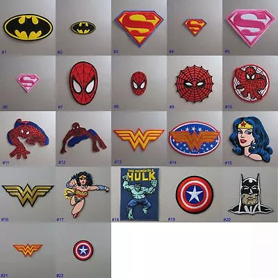 Superhero Heat-adhesive Embroidered Patch Cosplay Costume Comic Movie • $3.70