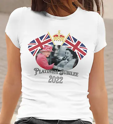 Platinum Jubilee T Shirt Queen 70 Years 1952-2022 Men Women Kids • £9.99